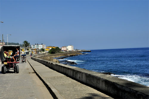 Malecón, ciudad Baracoa, Guantánamo